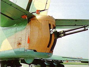 GSh-23 in the tail of an Il-102.