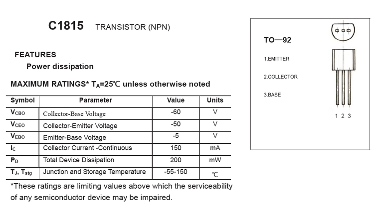 C Silicon Npn Epitaxial Transistor Self Sufficiency